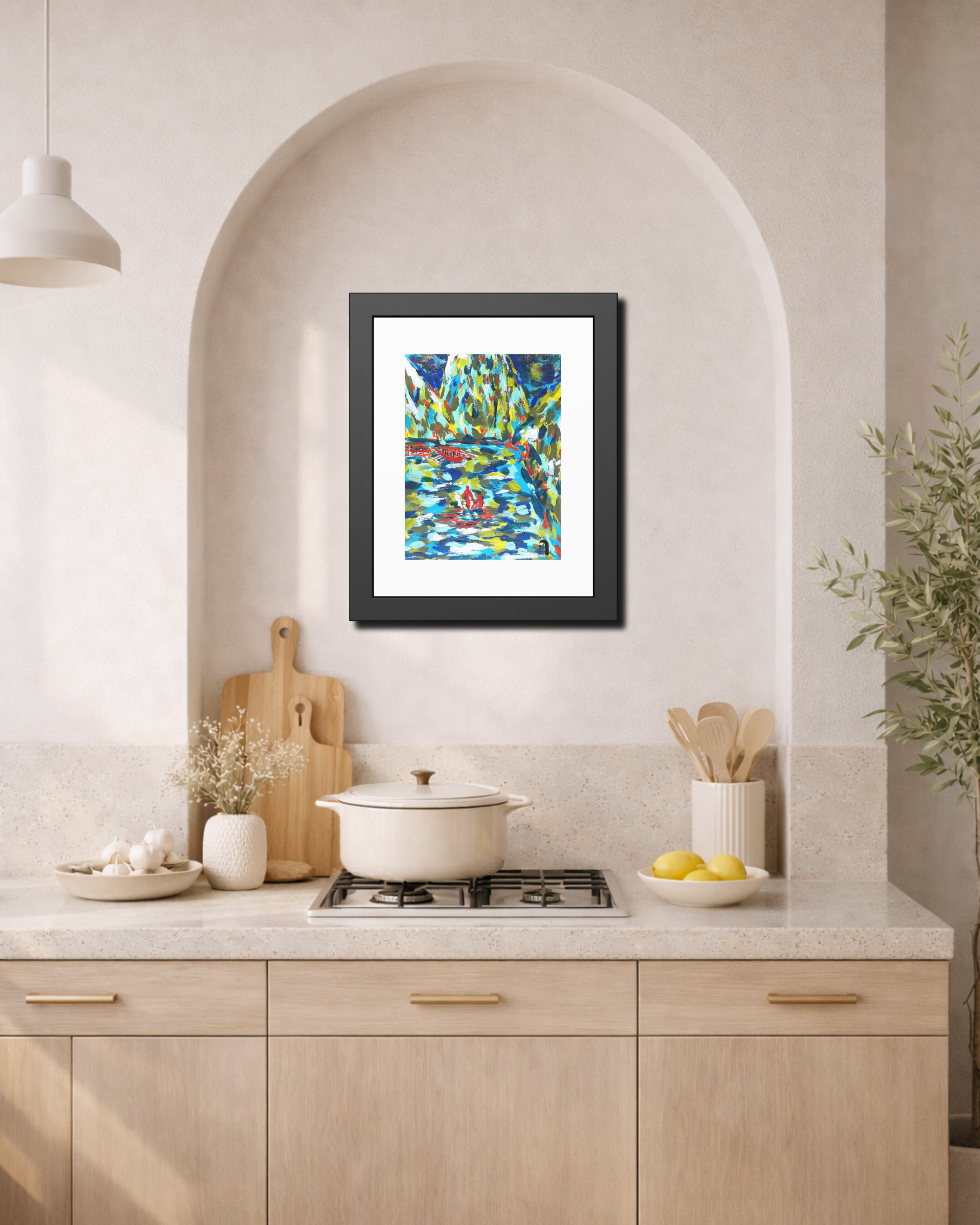 Where I Arrived Within | Phi Phi Islands | Framed Abstract Art Print | Bucket List Collection