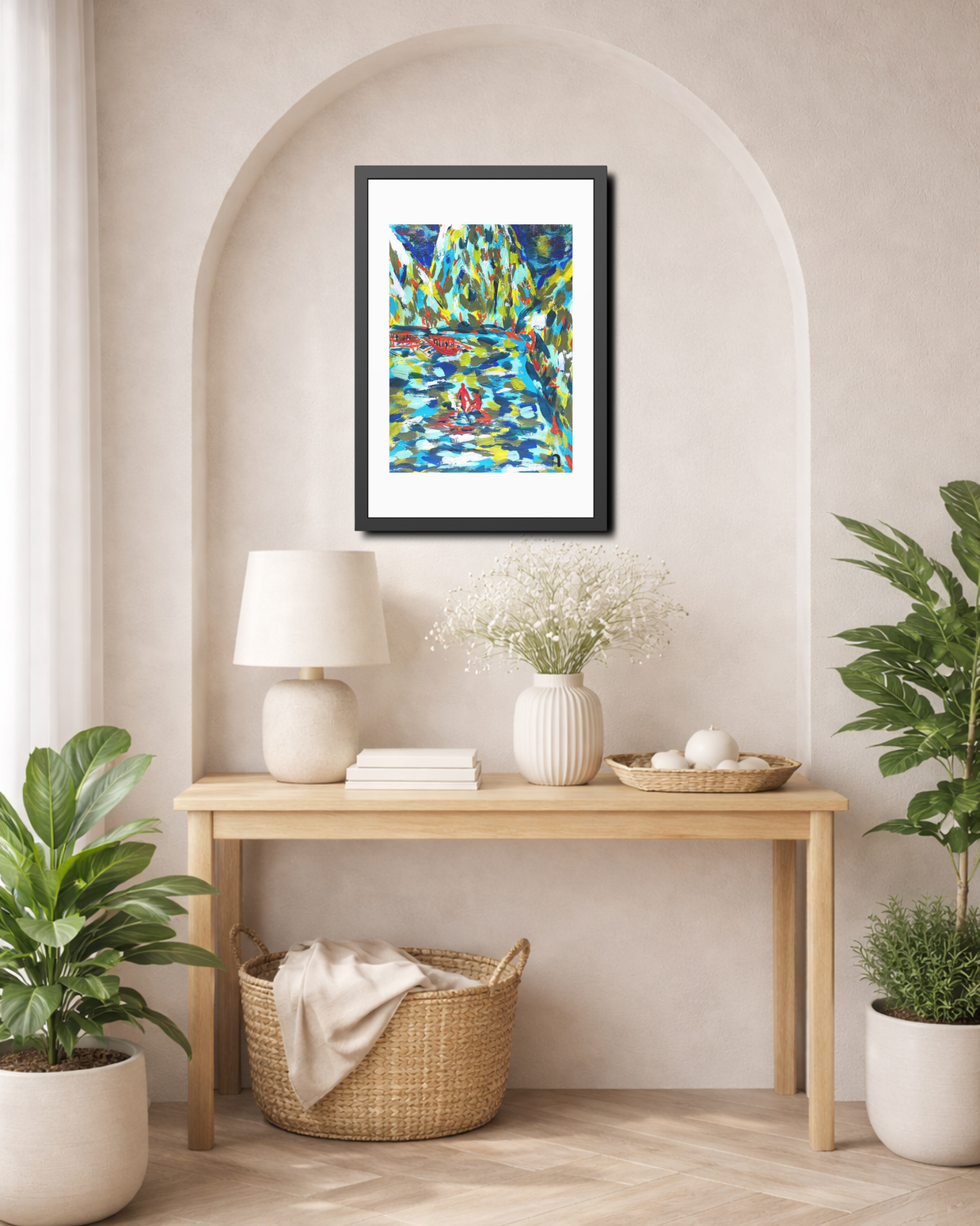 Where I Arrived Within | Phi Phi Islands | Framed Abstract Art Print | Bucket List Collection