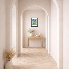 Between Departures and Arrivals | Trans-Siberian Railway | Framed Abstract Art Print | Bucket List Collection