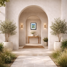 Between Departures and Arrivals | Trans-Siberian Railway | Framed Abstract Art Print | Bucket List Collection