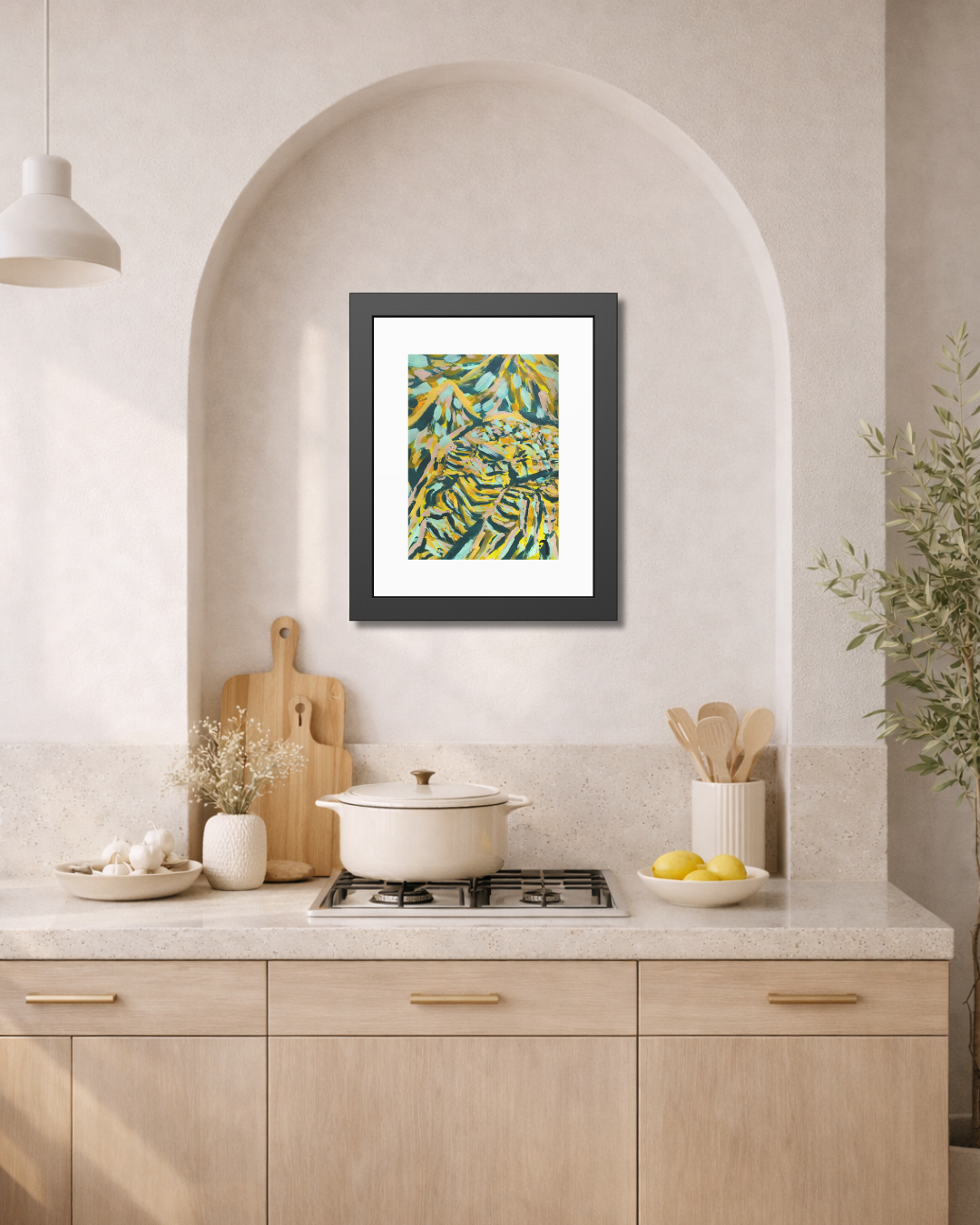 Where Wonder Finds Us | Machu Picchu | Framed Abstract Art Print | Bucket List Collection