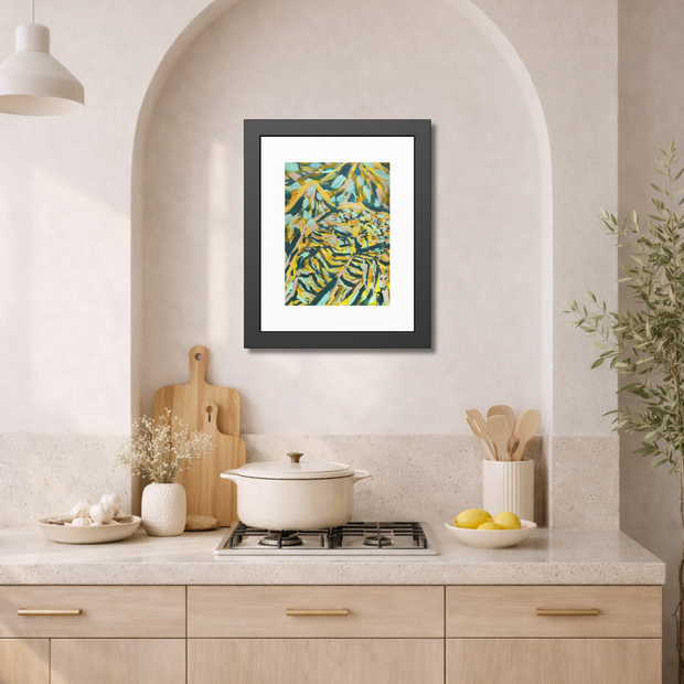 Where Wonder Finds Us | Machu Picchu | Framed Abstract Art Print | Bucket List Collection