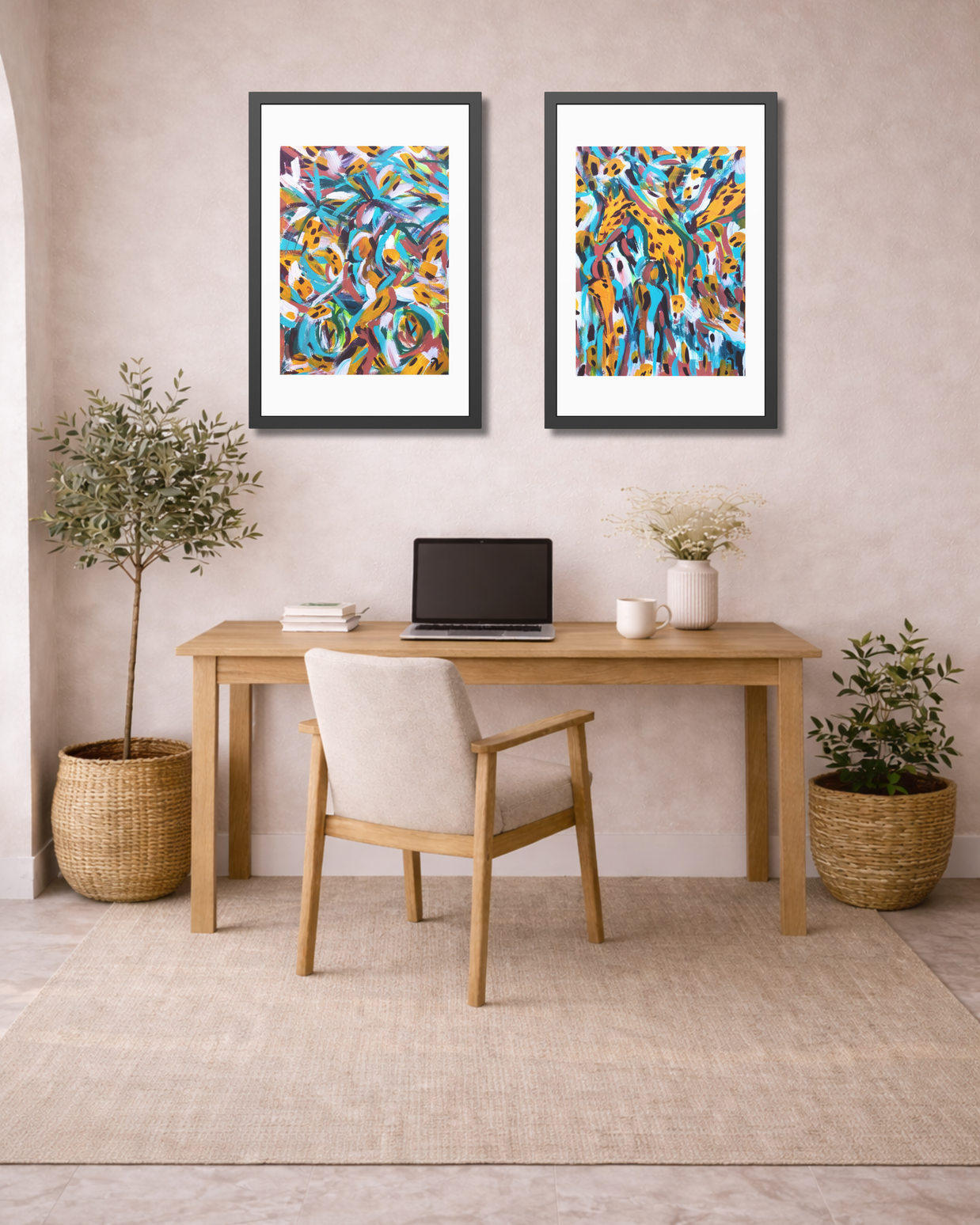 Where the Wild Watches Back | South Africa | Framed Abstract Art Print | Bucket List Collection