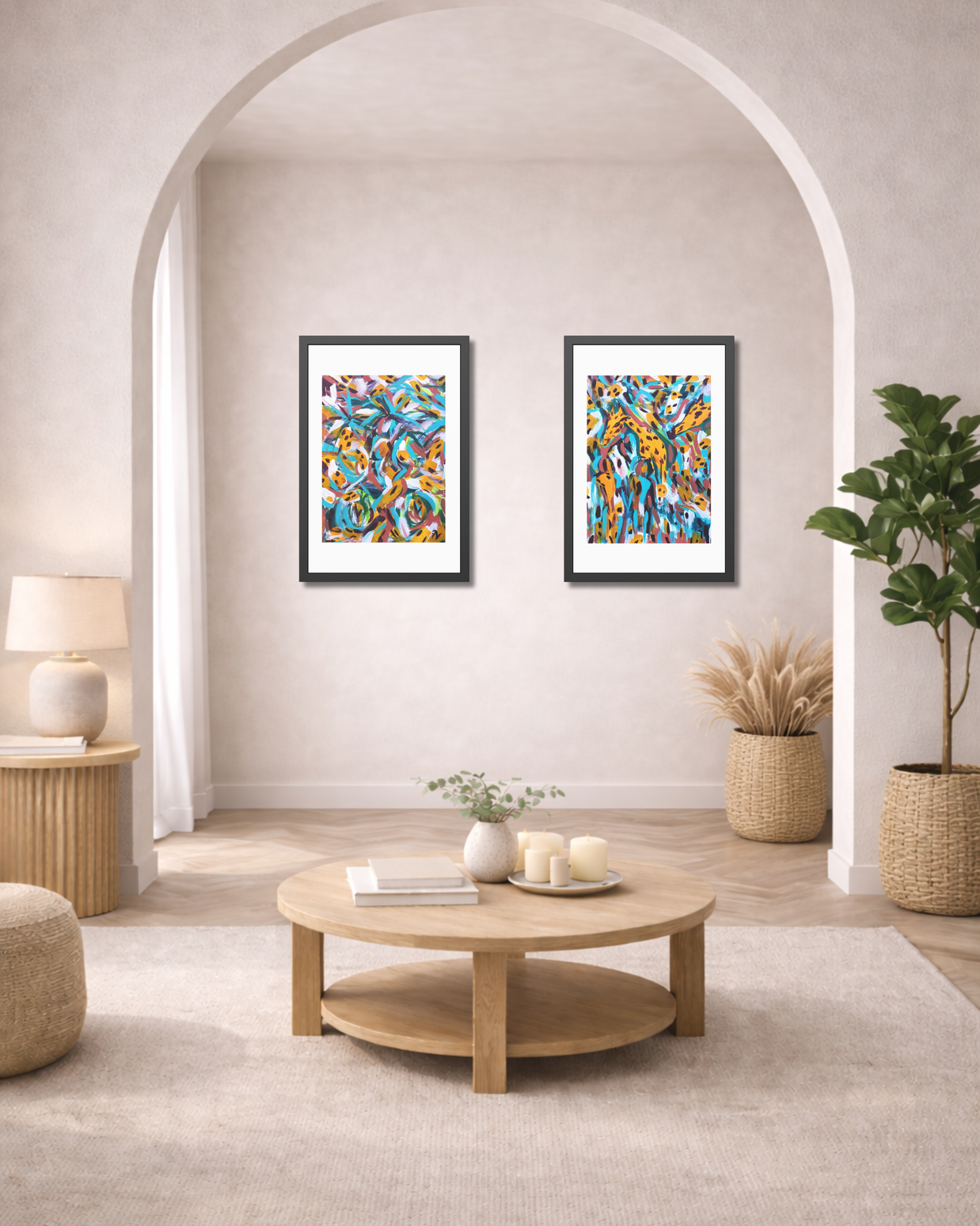 Where the Wild Watches Back | South Africa | Framed Abstract Art Print | Bucket List Collection