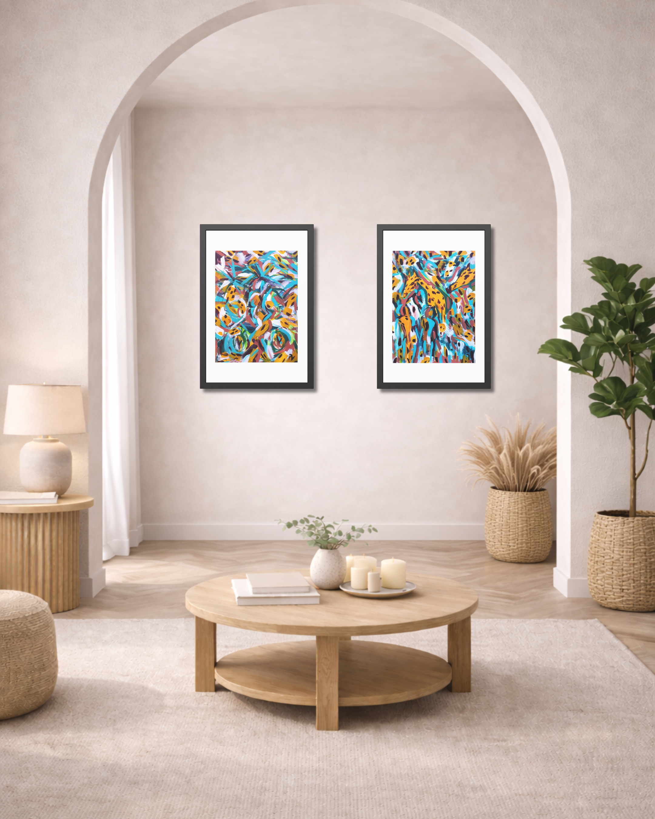 Where the Wild Watches Back | South Africa | Framed Abstract Art Print | Bucket List Collection