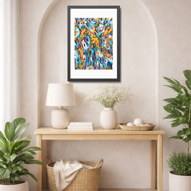 Where the Wild Watches Back | South Africa | Framed Abstract Art Print | Bucket List Collection