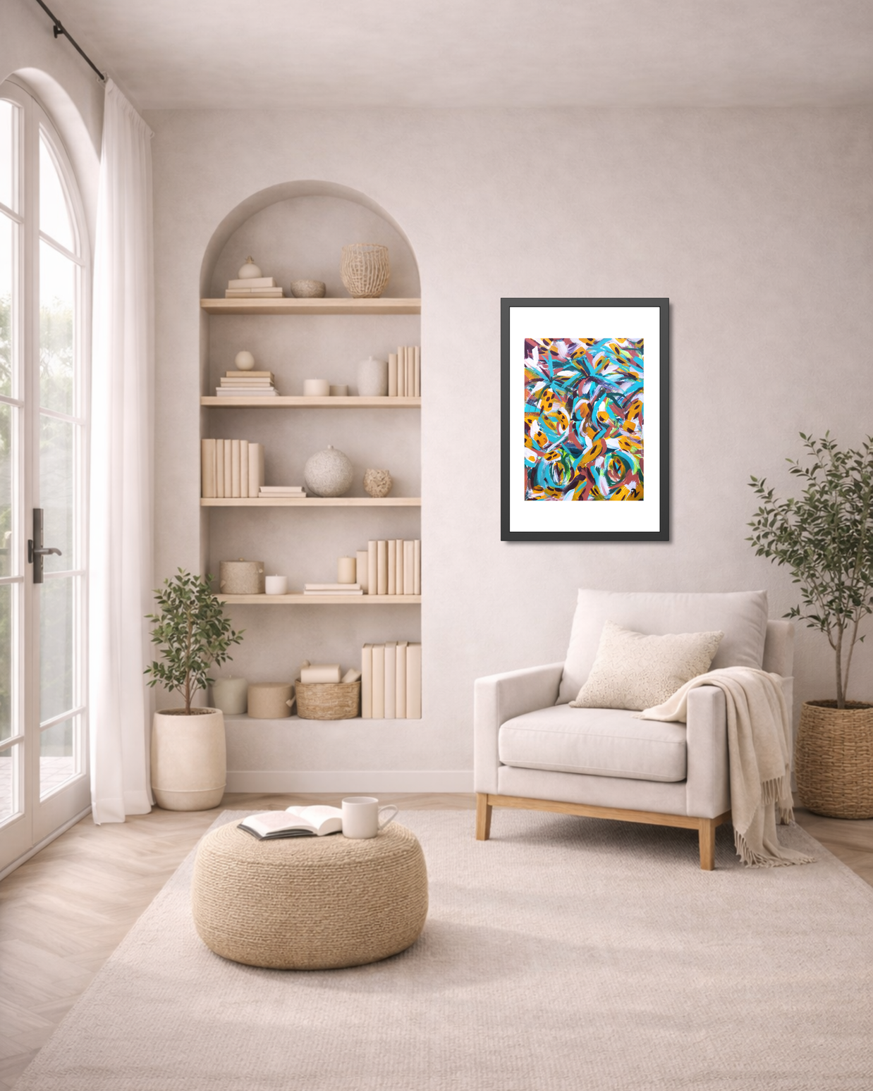 Before Freedom Found Me | Buenos Aires | Framed Abstract Art Print | Bucket List Collection