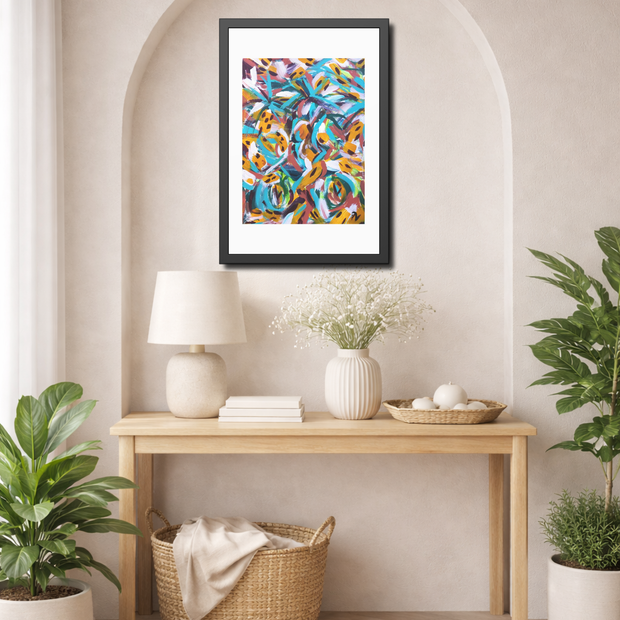 Before Freedom Found Me | Buenos Aires | Framed Abstract Art Print | Bucket List Collection