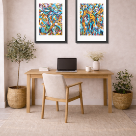 Before Freedom Found Me | Buenos Aires | Framed Abstract Art Print | Bucket List Collection