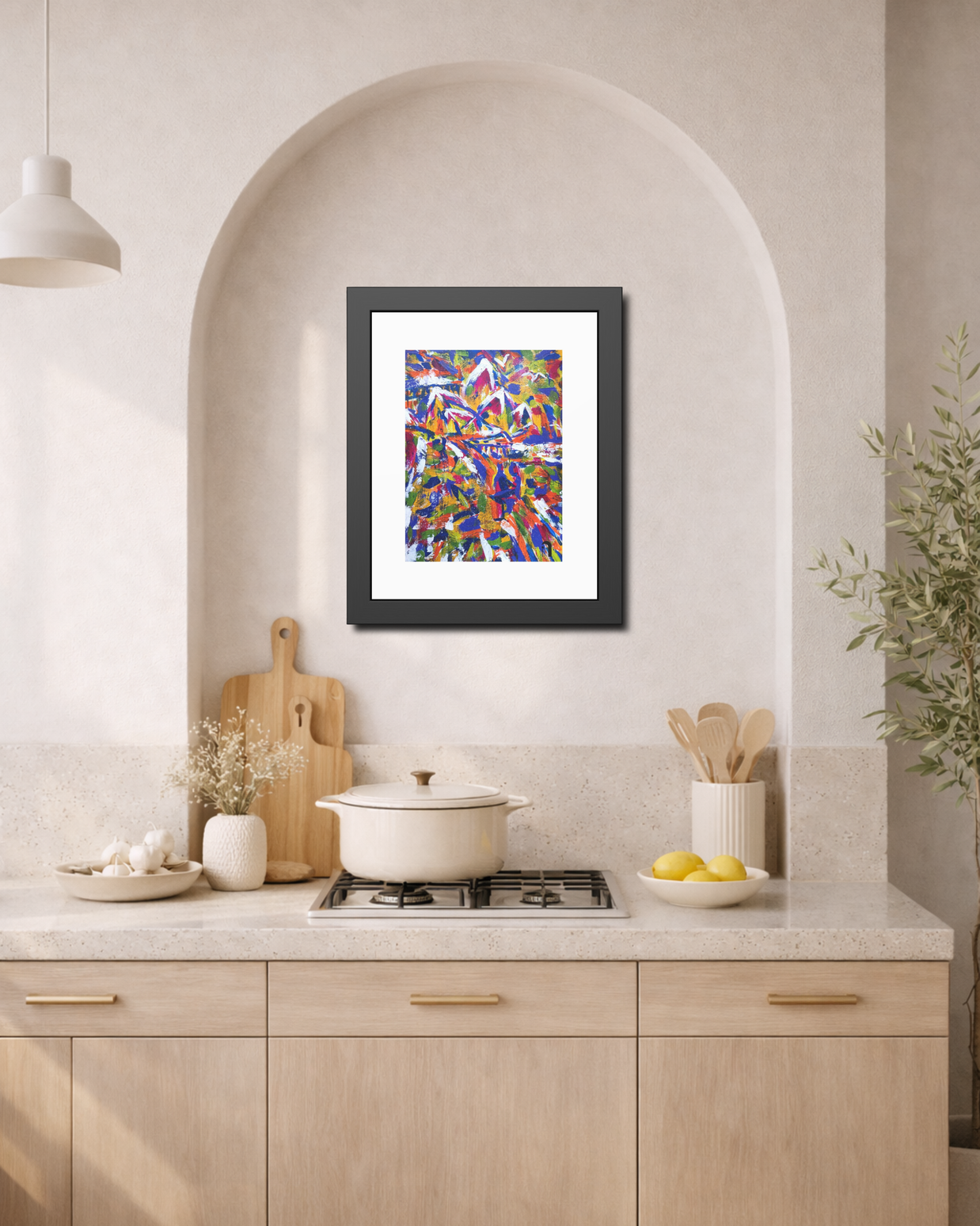 Where Creation Began | Sydney Botanic Garden | Framed Abstract Art Print | Bucket List Collection
