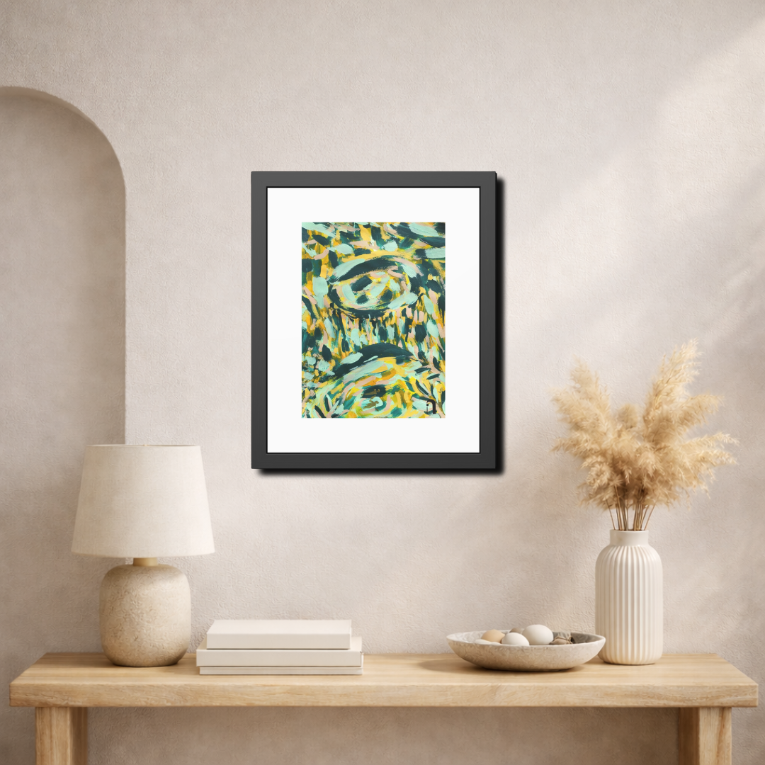 Where Silence Holds Me | Cenotes | Framed  Abstract Art Print | Bucket List Collection