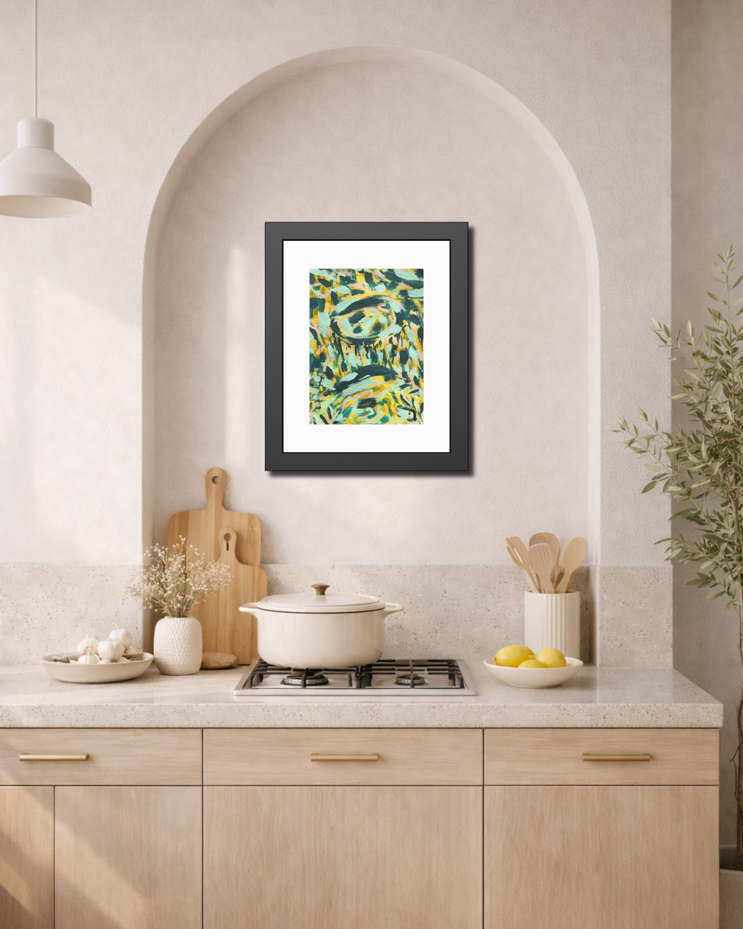 Where Silence Holds Me | Cenotes | Framed  Abstract Art Print | Bucket List Collection