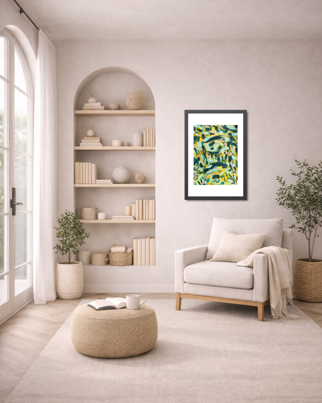 Where Silence Holds Me | Cenotes | Framed  Abstract Art Print | Bucket List Collection