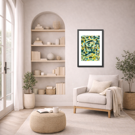 Where Silence Holds Me | Cenotes | Framed  Abstract Art Print | Bucket List Collection