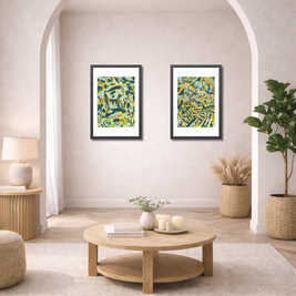 Where Silence Holds Me | Cenotes | Framed  Abstract Art Print | Bucket List Collection