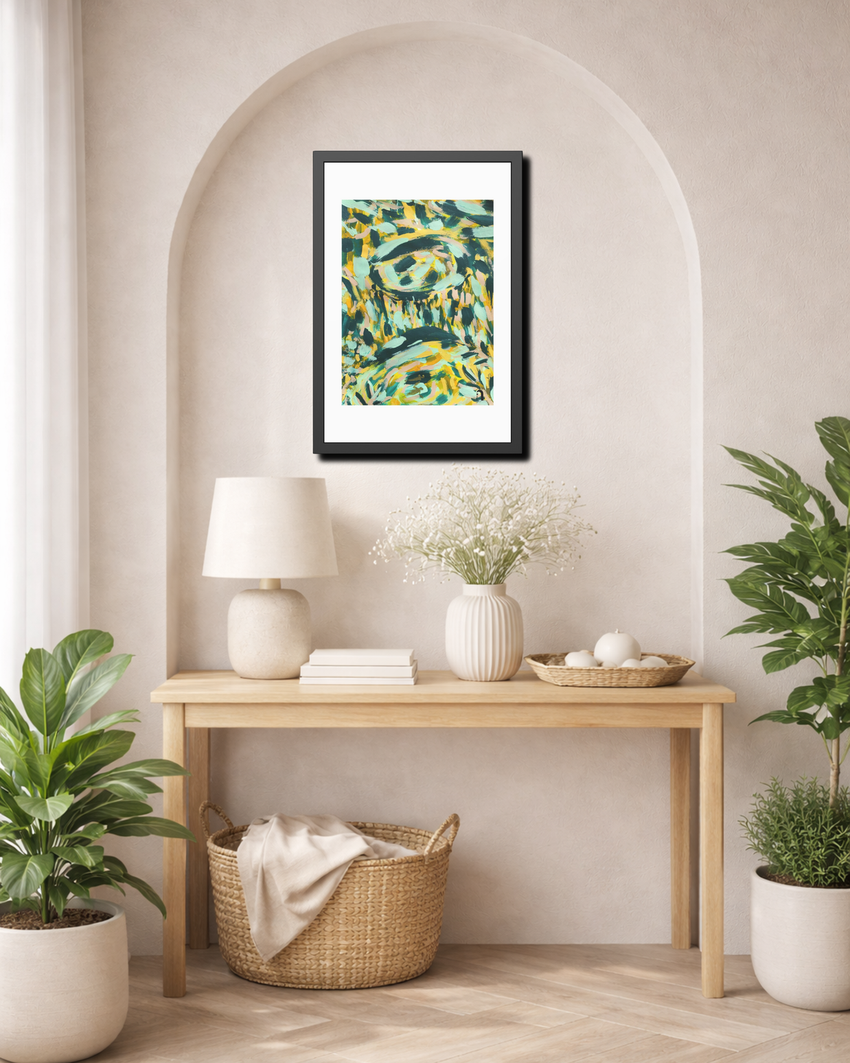 Where Silence Holds Me | Cenotes | Framed  Abstract Art Print | Bucket List Collection