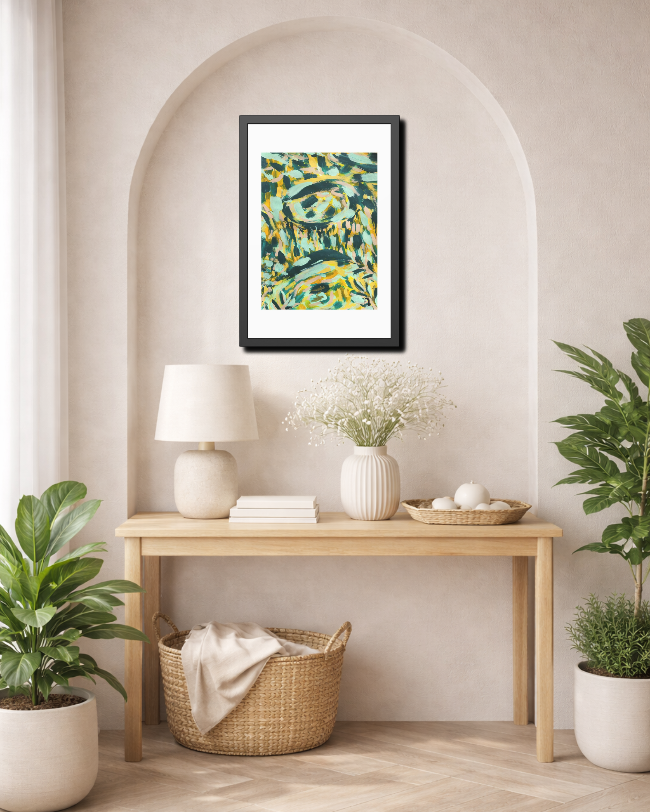 Where Silence Holds Me | Cenotes | Framed  Abstract Art Print | Bucket List Collection