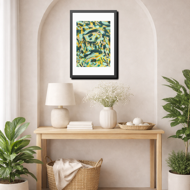 Where Silence Holds Me | Cenotes | Framed  Abstract Art Print | Bucket List Collection
