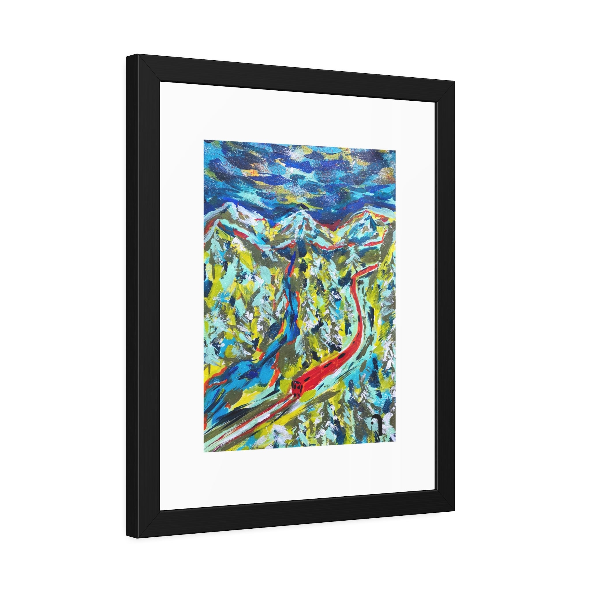 Between Departures and Arrivals | Trans-Siberian Railway | Framed Abstract Art Print | Bucket List Collection