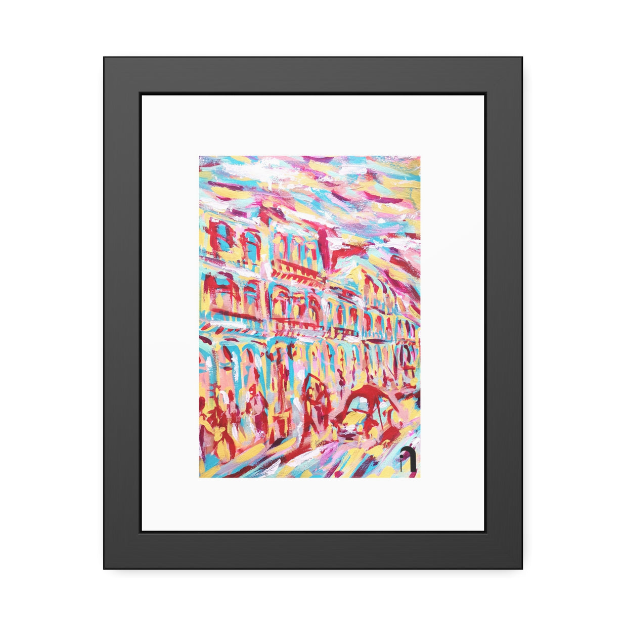 Before the Music Found Me | Havana | Framed Abstract Art Print | Bucket List Collection.
