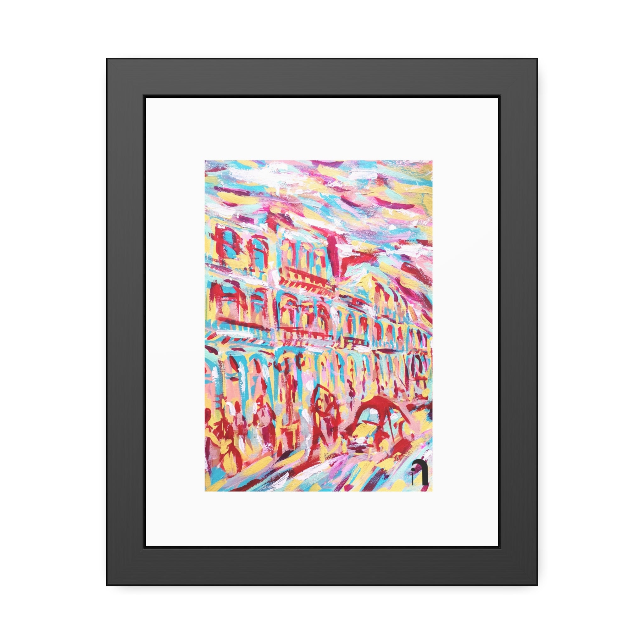 Before the Music Found Me | Havana | Framed Abstract Art Print | Bucket List Collection.