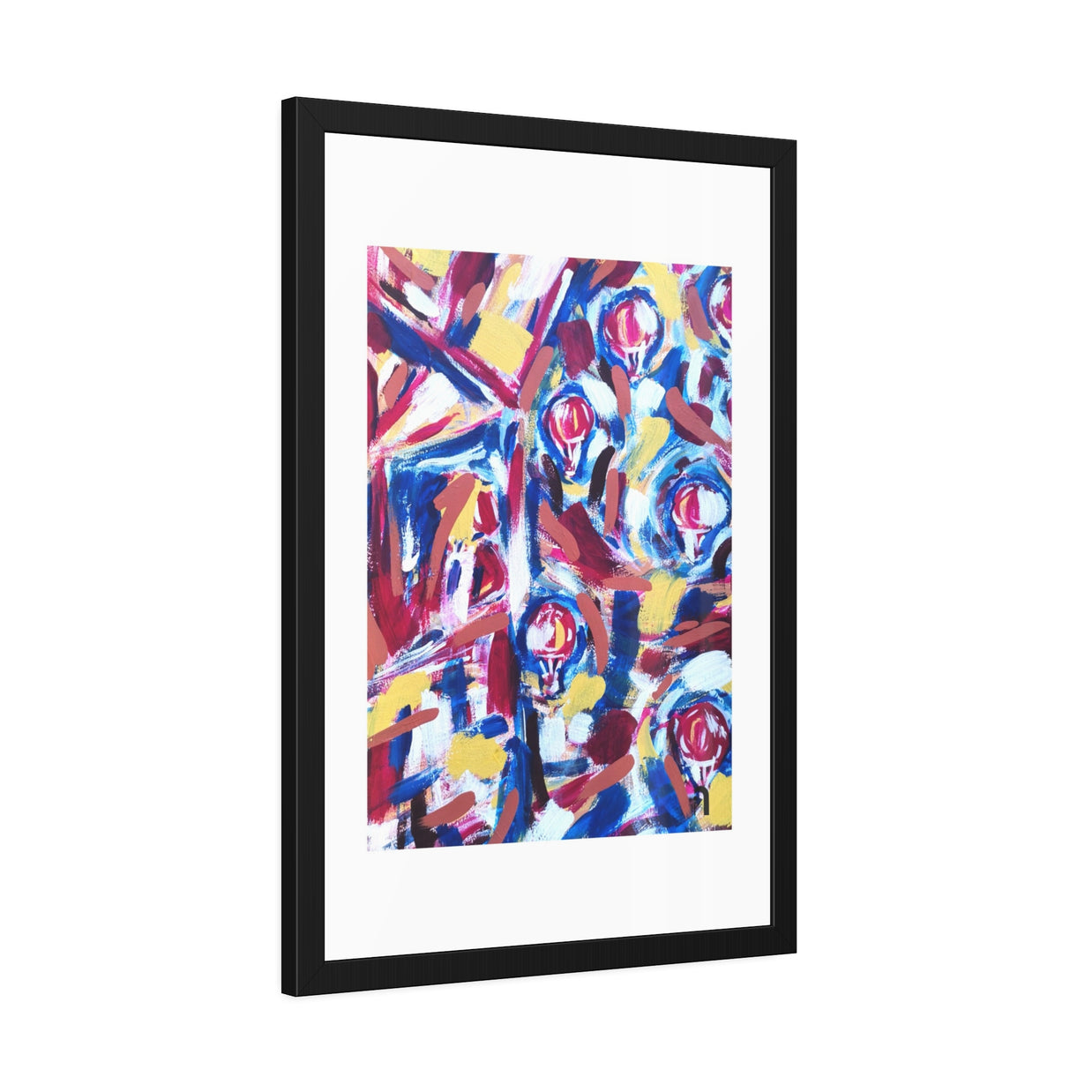 Where Dreams Lift | Hot Air Balloon Dream | Framed Abstract Art Print | Bucket List Collection