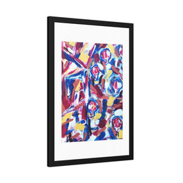 Where Dreams Lift | Hot Air Balloon Dream | Framed Abstract Art Print | Bucket List Collection