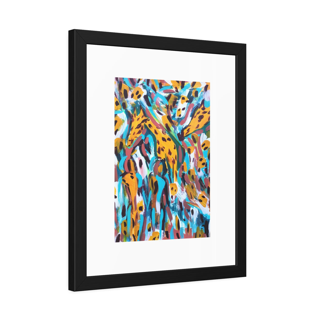 Where the Wild Watches Back | South Africa | Framed Abstract Art Print | Bucket List Collection