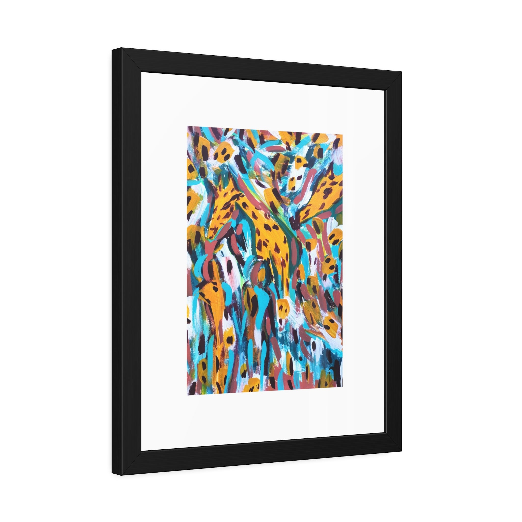 Where the Wild Watches Back | South Africa | Framed Abstract Art Print | Bucket List Collection