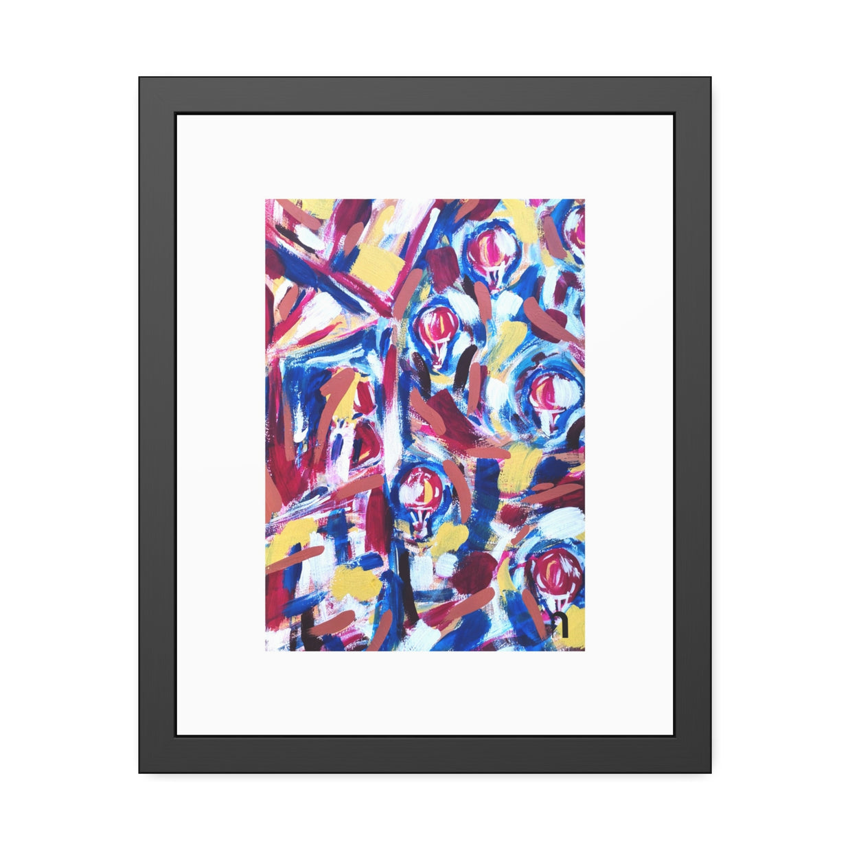 Where Dreams Lift | Hot Air Balloon Dream | Framed Abstract Art Print | Bucket List Collection