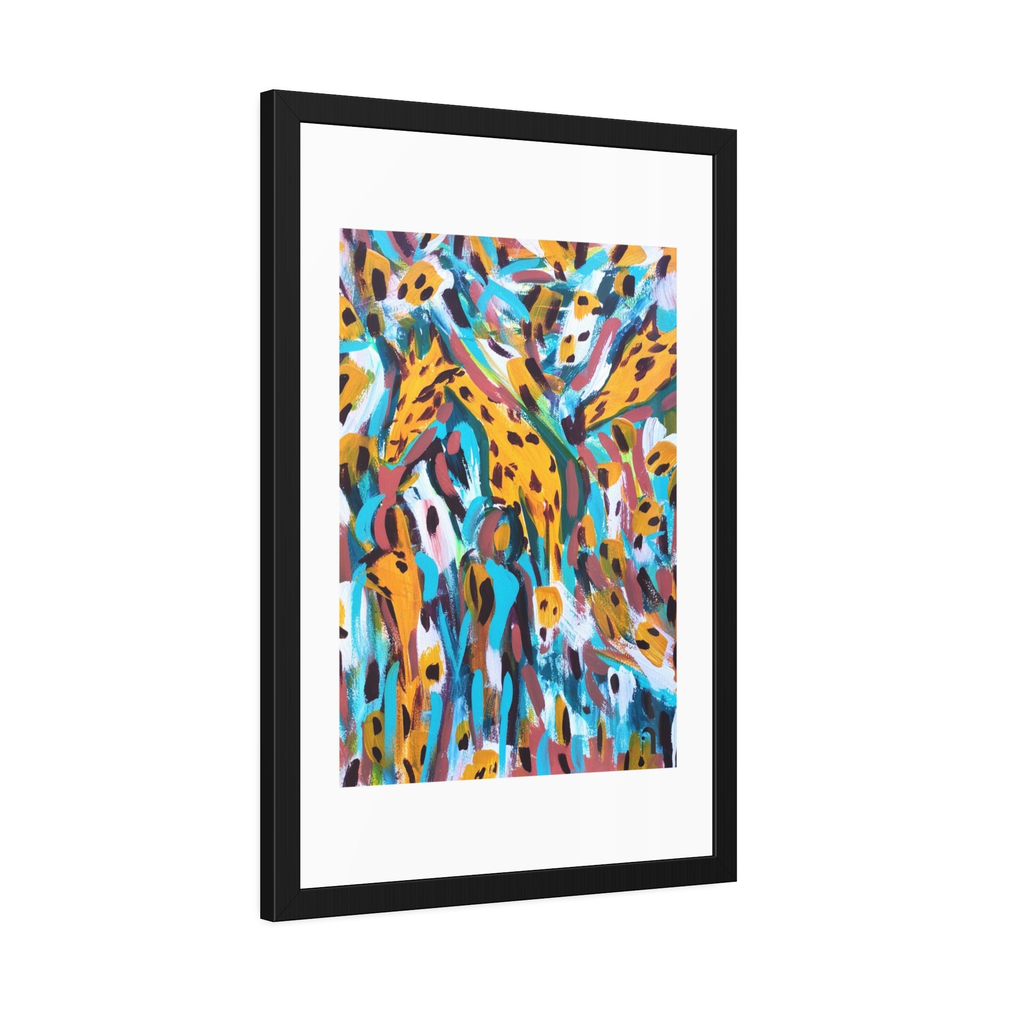 Where the Wild Watches Back | South Africa | Framed Abstract Art Print | Bucket List Collection