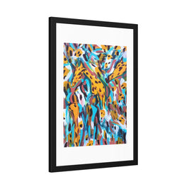 Where the Wild Watches Back | South Africa | Framed Abstract Art Print | Bucket List Collection
