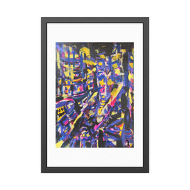 The Night Everything Begins | New York Dream | Framed Abstract Fine Print | Bucket List Collection