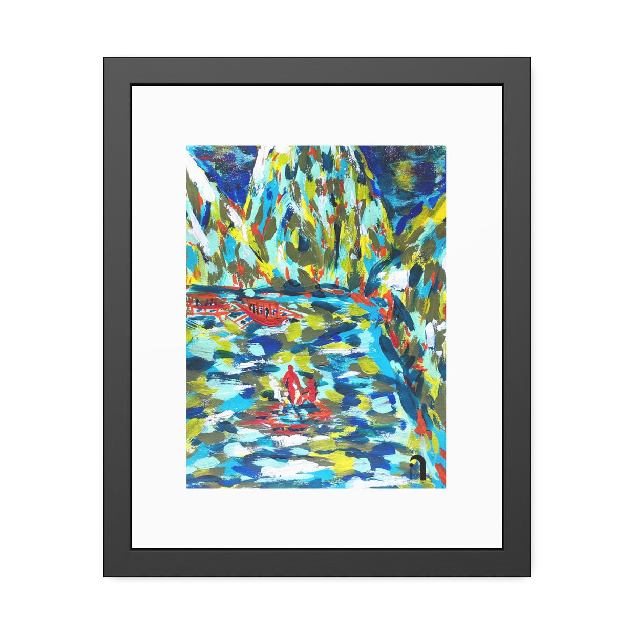 Where I Arrived Within | Phi Phi Islands | Framed Abstract Art Print | Bucket List Collection