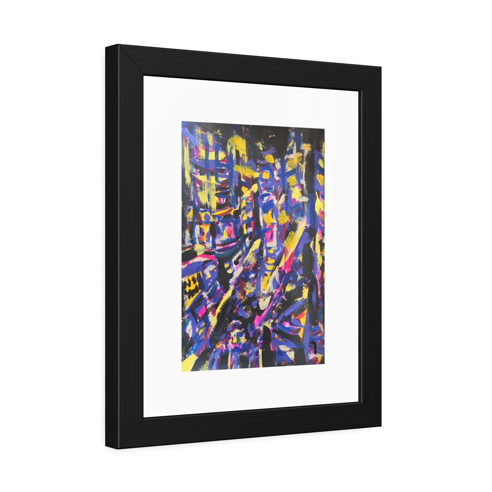 The Night Everything Begins | New York Dream | Framed Abstract Fine Print | Bucket List Collection