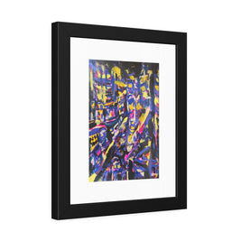 The Night Everything Begins | New York Dream | Framed Abstract Fine Print | Bucket List Collection