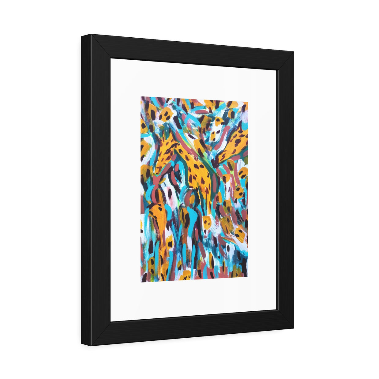 Where the Wild Watches Back | South Africa | Framed Abstract Art Print | Bucket List Collection