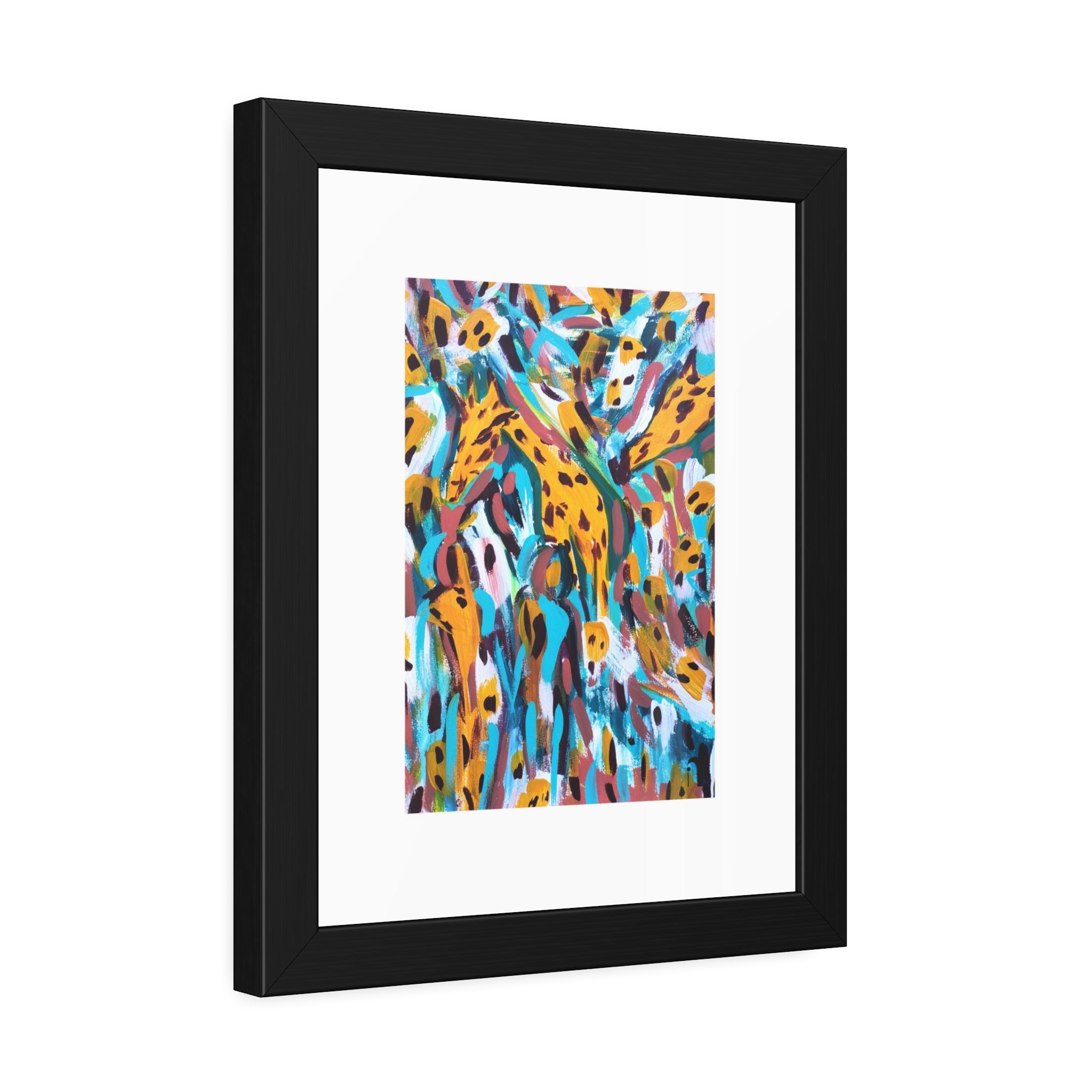 Where the Wild Watches Back | South Africa | Framed Abstract Art Print | Bucket List Collection