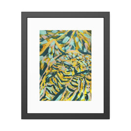 Where Wonder Finds Us | Machu Picchu | Framed Abstract Art Print | Bucket List Collection
