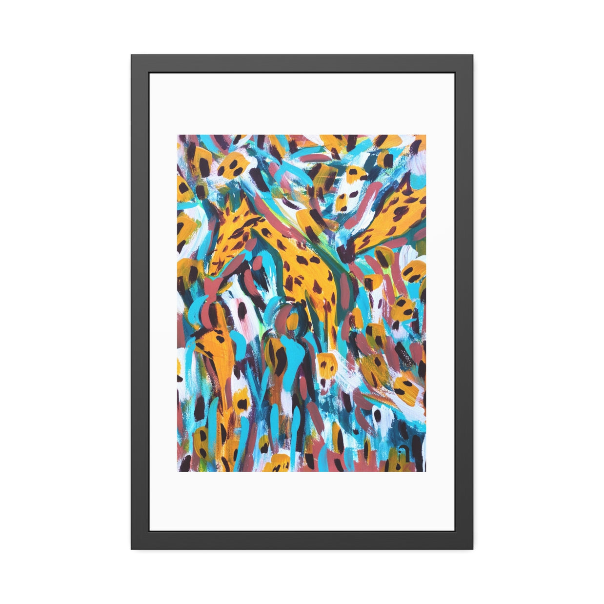 Where the Wild Watches Back | South Africa | Framed Abstract Art Print | Bucket List Collection