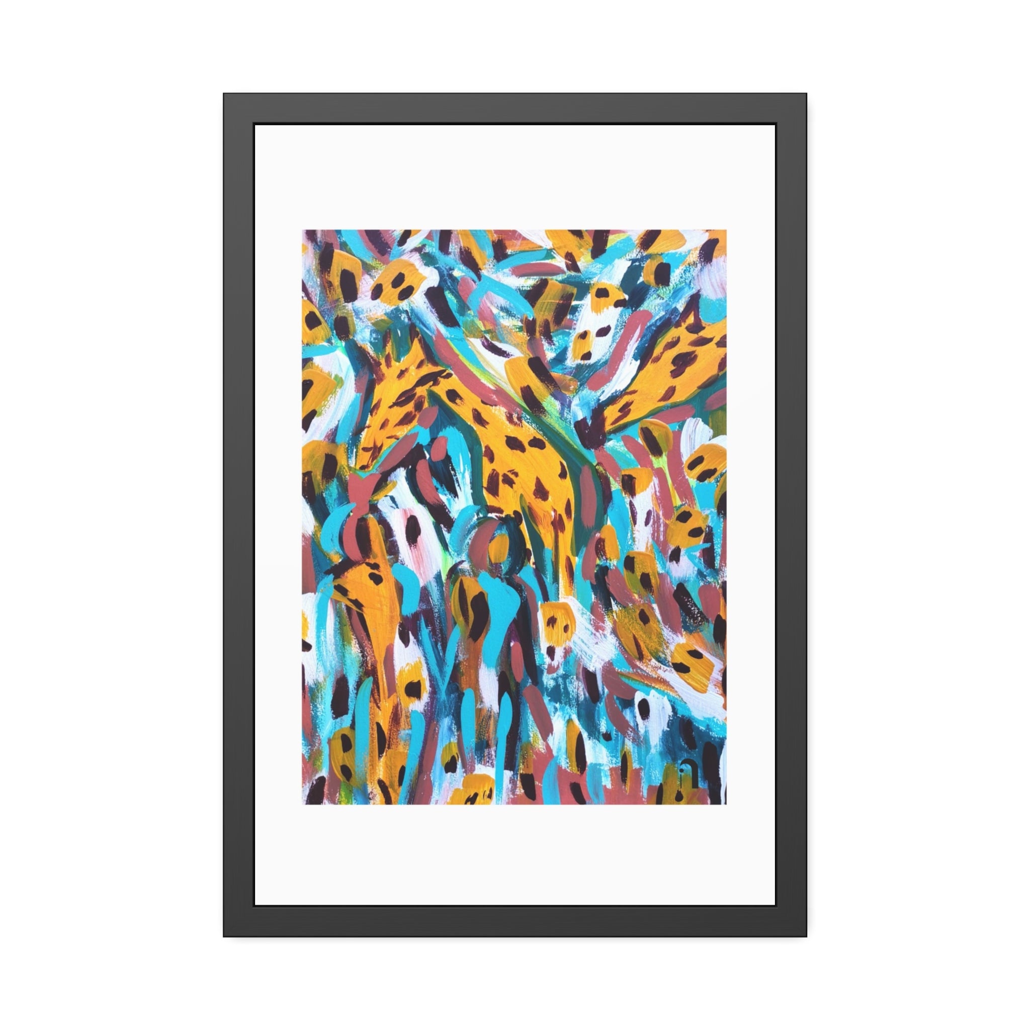 Where the Wild Watches Back | South Africa | Framed Abstract Art Print | Bucket List Collection