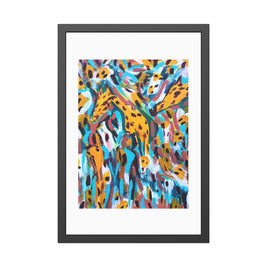 Where the Wild Watches Back | South Africa | Framed Abstract Art Print | Bucket List Collection