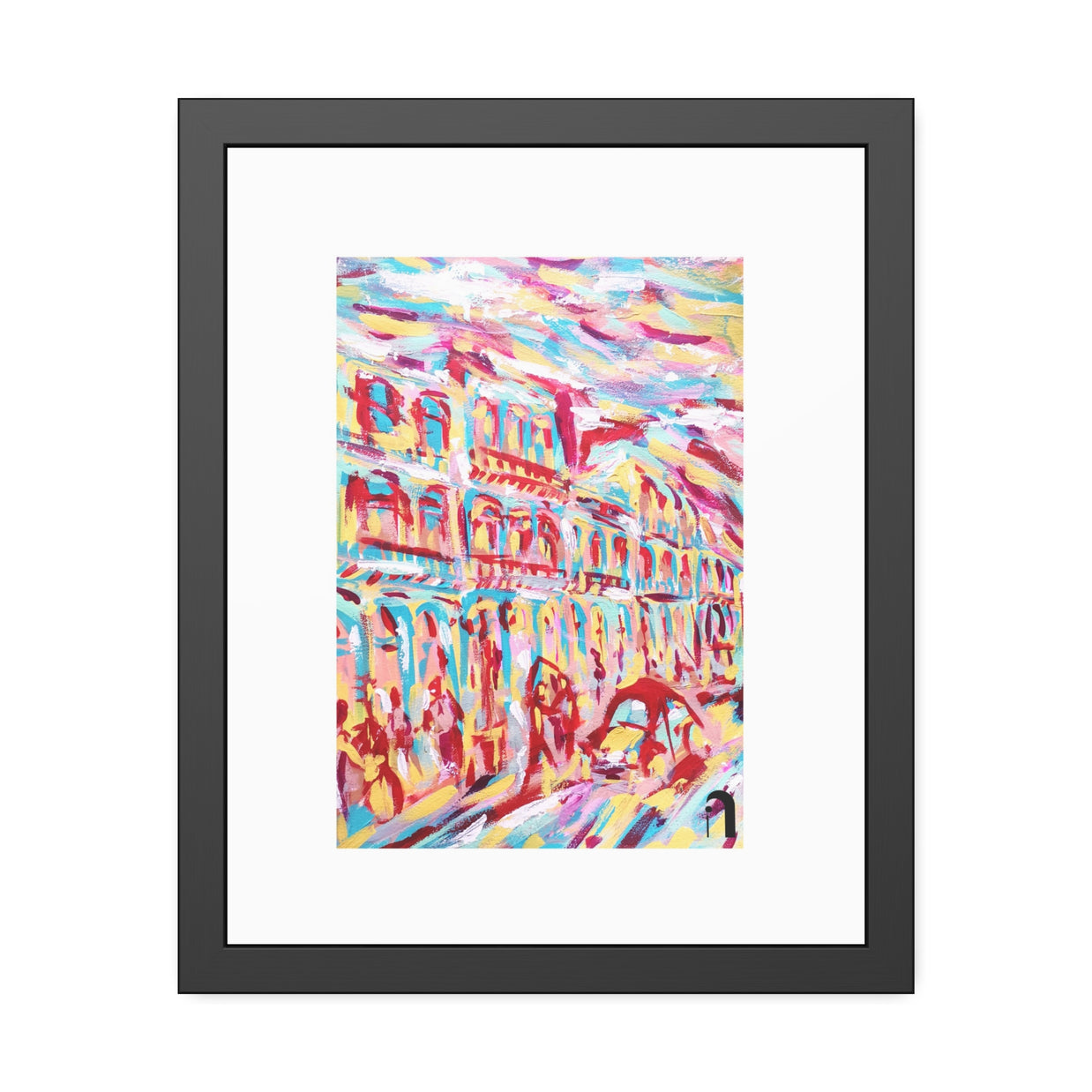 Before the Music Found Me | Havana | Framed Abstract Art Print | Bucket List Collection.